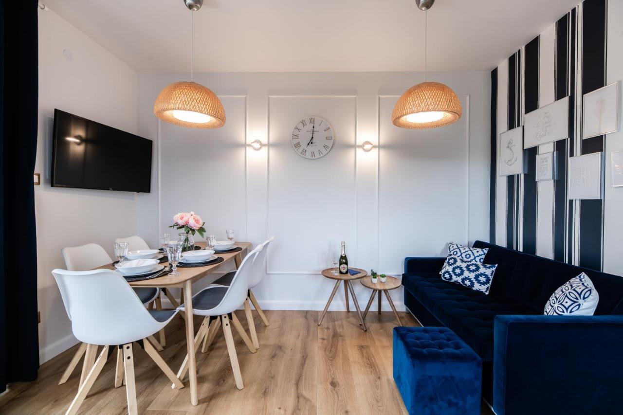 Blue Marine 19 Z Tarasem I Widokiem Na Morze Przy Plazy Apartment Rowy (Pomerania)