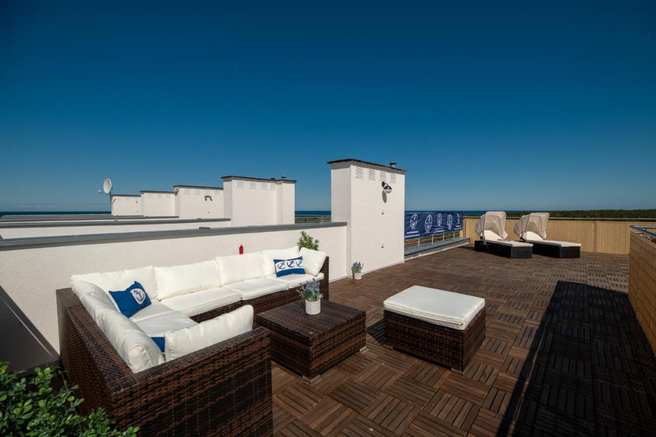 Blue Marine 19 Z Tarasem I Widokiem Na Morze Przy Plazy Apartment *